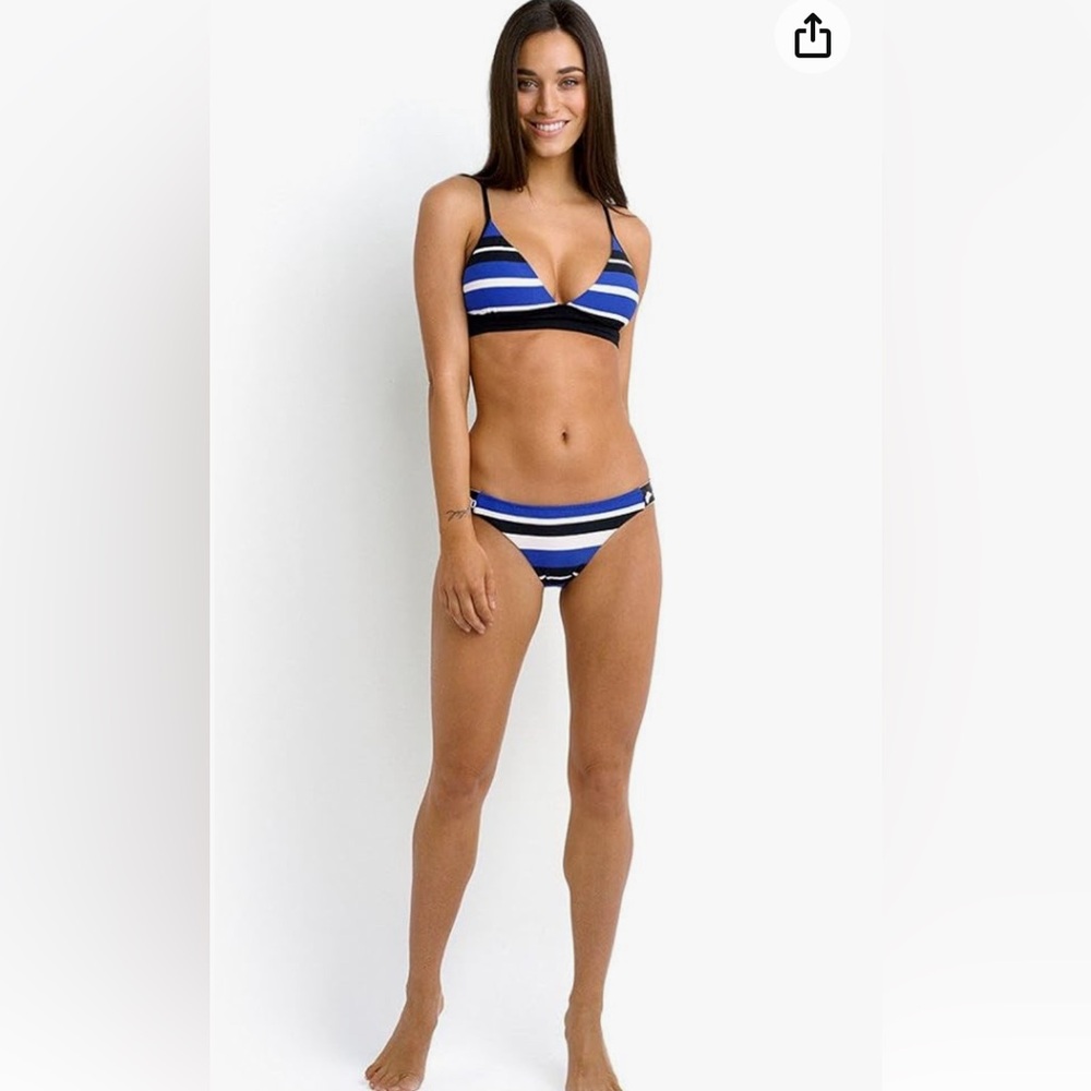 NWT Seafolly Walk the Line bikini set (top & bottom) size 8 (US)